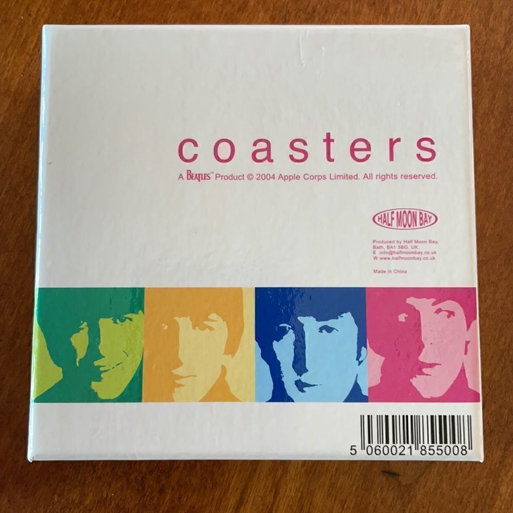 The Beatles Half Moon Bay Coaster Set - Picture 9 of 11